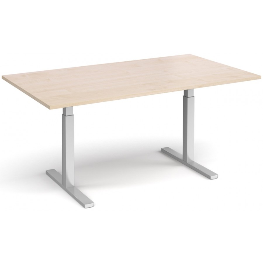 Elev8 Touch Adjustable Rectangular Boardroom Table - 2000mm